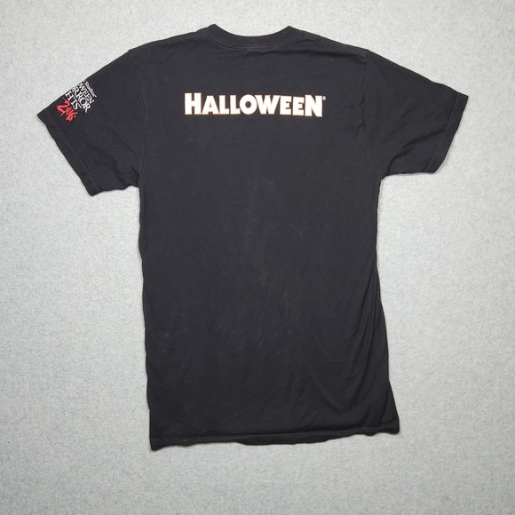 Halloween Horror Nights Shirt Small Black Universal Studios Michael Myers 2016 - Picture 2 of 11